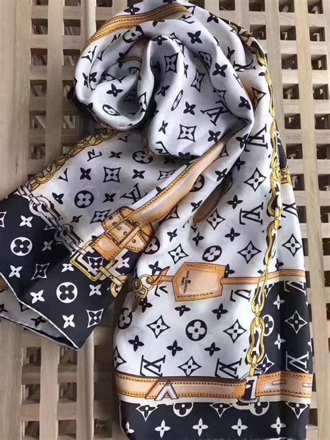 silk louis vuitton head scarf